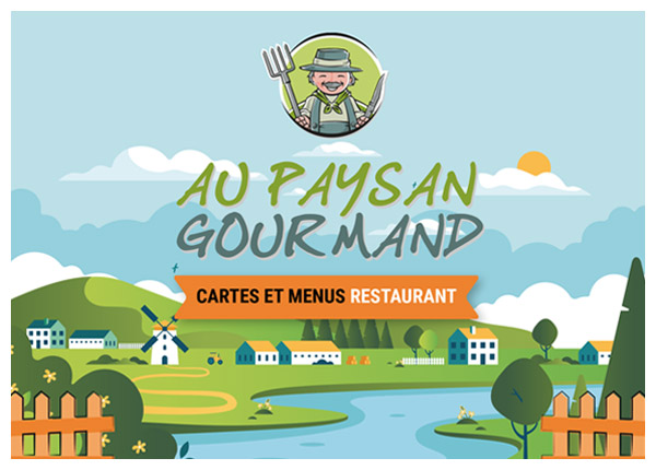 Cartes et Menus - Au Paysan gourmand